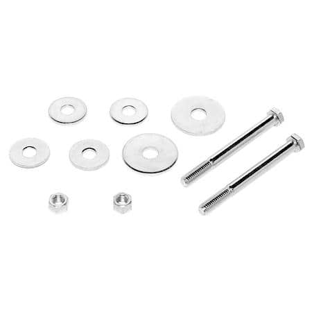 Exhaust Bolt Two Nuts, Two Fat Washers, Two 3/8-in. x 4-in. Hex-Head Grade 2 Bolts