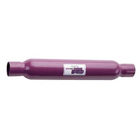 Purple Hornie Muffler, 2.25in Center Inlet 2.25in Center Outlet, Non-Reversible, Rich Powerful Sound