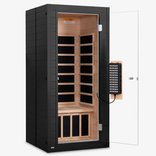 Real Relax 1-Person Premium Full Spectrum Infrared Sauna
