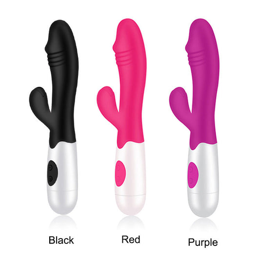 Rechargeable Soft Silicone G Spot Women Pussy Massager Adult Sex Toys Rabbit Dildo Vaginal Electric Vibrator for Women Sex Toy