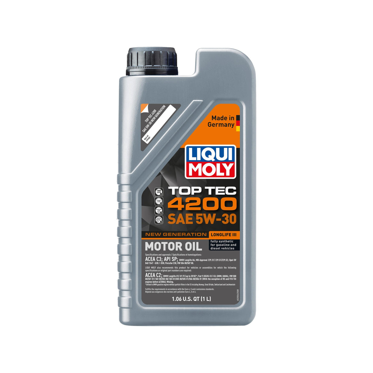 LIQUI MOLY Full Synthetic 5W-30 Motor Oil 1 Liter 2004