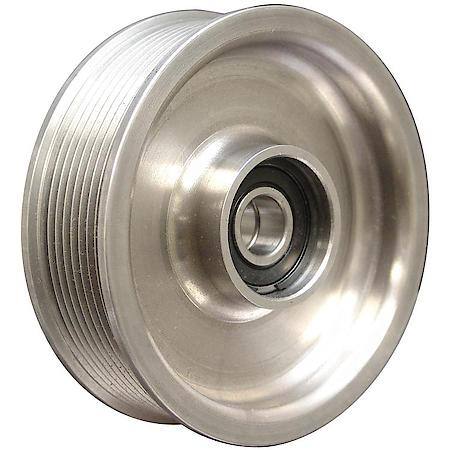 Serpentine Idler/Tensioner Pulley; Steel, 119mm Dia., 39.4mm Width, 8 Grooves
