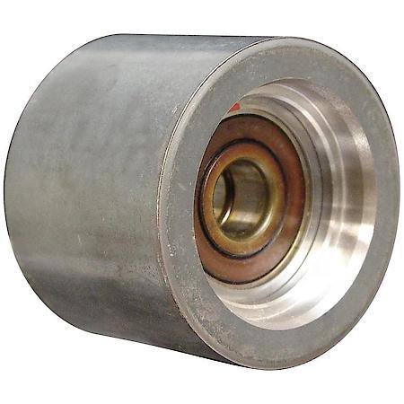 Serpentine Idler/Tensioner Pulley; Steel, 74mm Dia., 57mm Width, Smooth