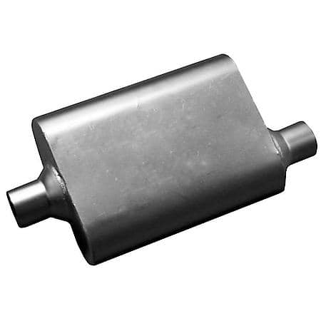 Muffler, Deep Race Tone (Most Applications), Inlet 2.5 Pipe Connection