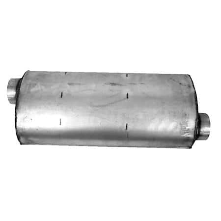 Ultra Flo Exhaust Muffler 4 Inch Inlet ID 4 Inch Outlet ID