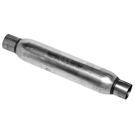 Race Bullet Exhaust Resonator 2.53 Inch Inlet ID 2.53 Inch Outlet ID