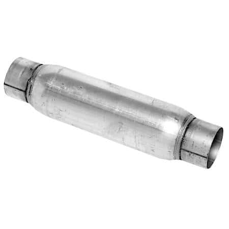 Race Bullet Exhaust Resonator 2.28 Inch Inlet ID 2.28 Inch Outlet ID