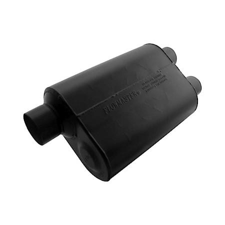 Super 40 Muffler - 3.00 Offset In - 2.50 Dual Out - Aggressive Sound