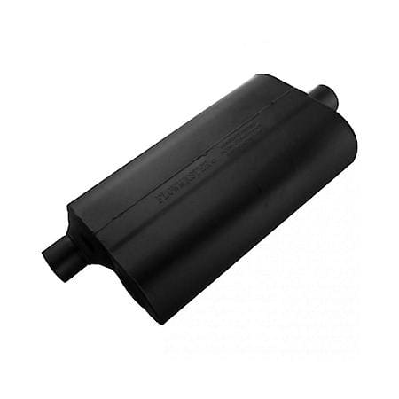 Super 50 Muffler - 2.25 Offset In - 2.25 Center Out - Moderate Sound