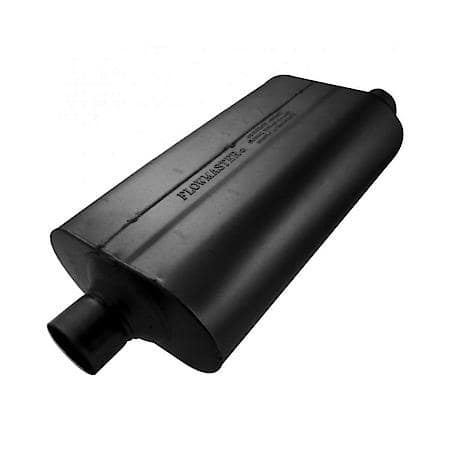 Super 50 Muffler - 2.50 Center In - 2.50 Offset Out - Moderate Sound