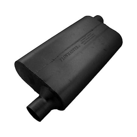 50 Delta Flow Muffler - 2.25 Offset In - 2.25 Offset Out - Moderate Sound