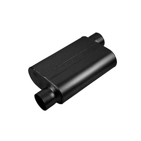 40 Delta Flow Muffler - 3.00 Offset In - 3.00 Offset Out - Aggressive Sound