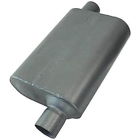 40 Delta Muffler 409S - 2.25 Offset In - 2.25 Offset Out - Aggressive Sound