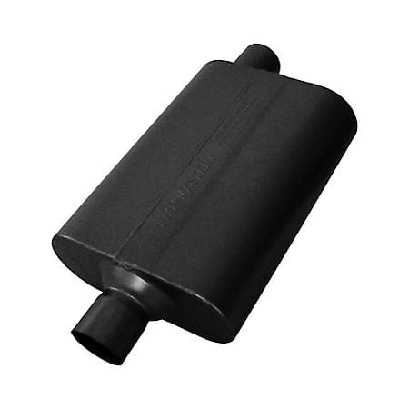 50 Delta Muffler 409S - 2.25 Center In - 2.25 Offset Out - Moderate Sound