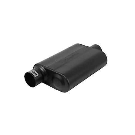 40 Delta Muffler 409S - 3.00 Offset In - 3.00 Center Out - Aggressive Sound