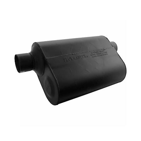 Super 40 Muffler - 2.50 Offset In - 2.50 Same Side Out - Aggressive Sound