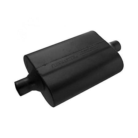 40 Delta Flow Muffler - 2.00 Center In - 2.00 Center Out - Aggressive Sound