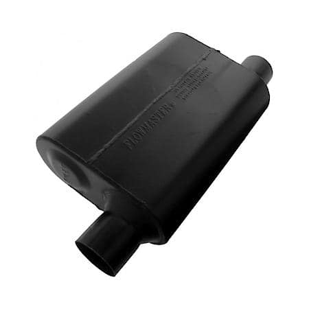 Super 44 Muffler - 2.50 Offset In - 2.50 Same Side Out - Aggressive Sound
