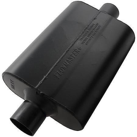 Super 44 Muffler - 2.50 Center In - 2.50 Center Out - Aggressive Sound