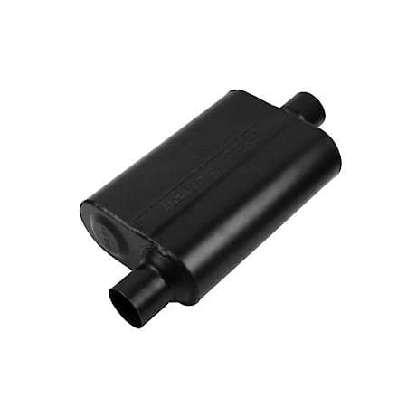 Super 44 Muffler - 2.50 Offset In - 2.50 Center Out - Aggressive Sound