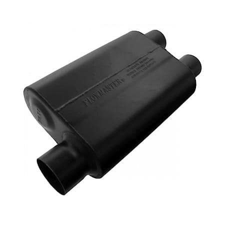 Super 44 Muffler - 3.00 Offset In - 2.50 Dual Out - Aggressive Sound