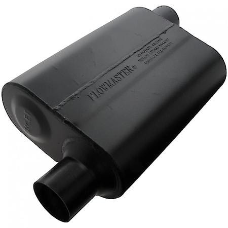 Super 44 Muffler - 2.50 Offset In - 2.50 Offset Out - Aggressive Sound