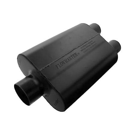 Super 44 Muffler - 3.00 Center In - 2.50 Dual Out - Aggressive Sound