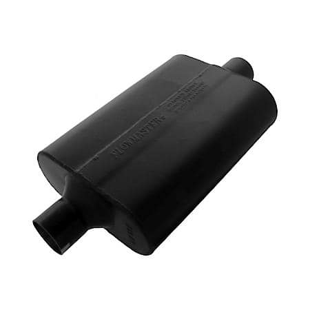 Super 44 Muffler - 2.25 Center In - 2.25 Center Out - Aggressive Sound