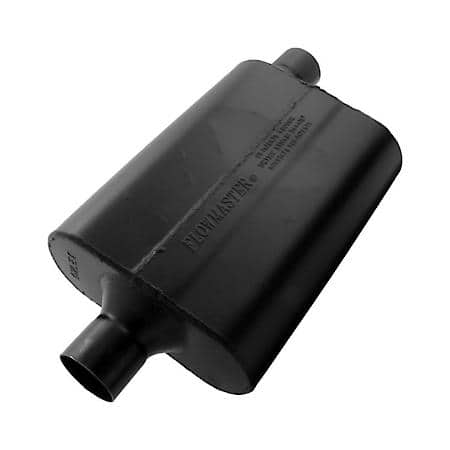Super 44 Muffler - 2.25 Center In - 2.25 Offset Out - Aggressive Sound