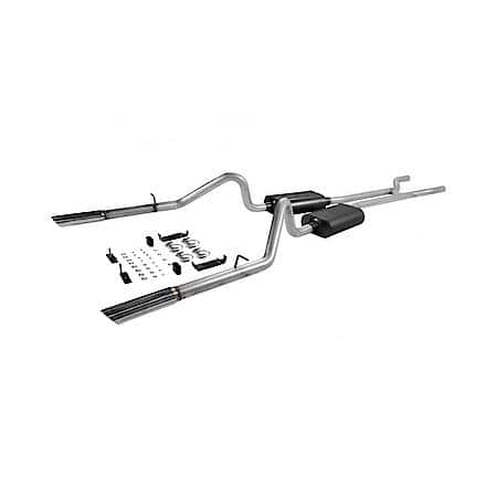 Header-Back System - Dual Rear Exit - American Thunder - Moderate Sound