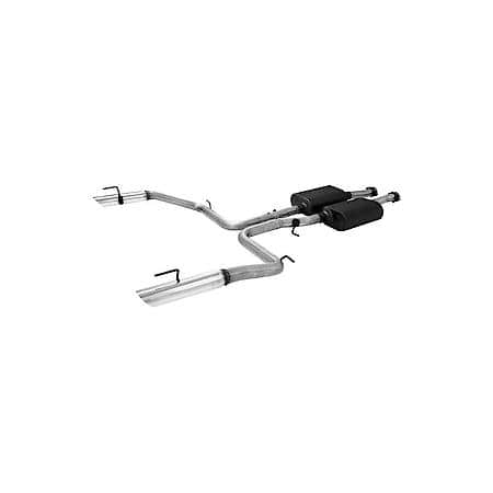 Cat-Back System - Dual Rear Exit - American Thunder - Moderate Sound