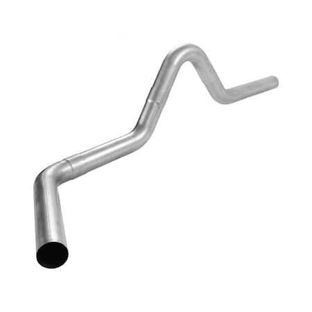Single Tailpipe Kit - 4.00 In. Universal 4-Piece Pipes Only - Requires Welding