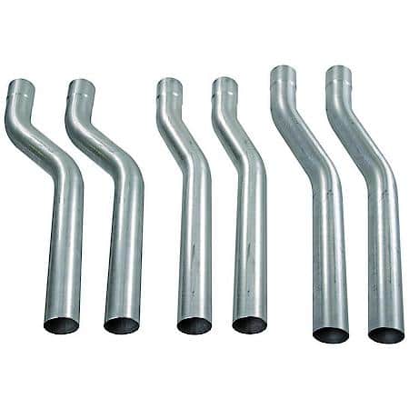 Exhaust S-Bend Assortment - 3.00 In. Tubing Various Offsets - Set Of 6