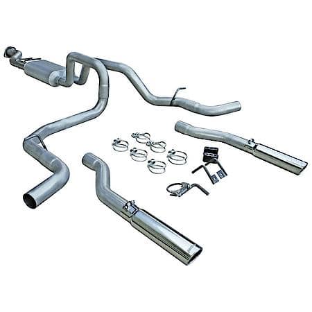 Cat-Back System - Dual Rear-Side Exit - American Thunder - Moderate-Aggressive