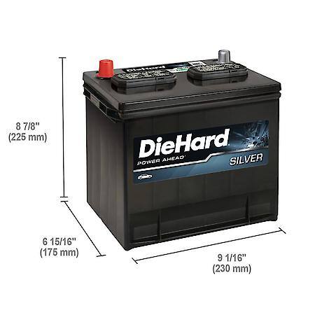 Battery: 35 Group Size, 550 CCA, 685 CA, 80 Minute RC, For Lower Power Demands