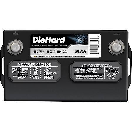 Battery : 56 Group Size, 550 CCA, 665 CA, 86 Minute Reserve Capacity