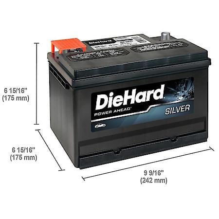 Battery : 42 Group Size, 495 CCA, 620 CA, 75 Minute Reserve Capacity