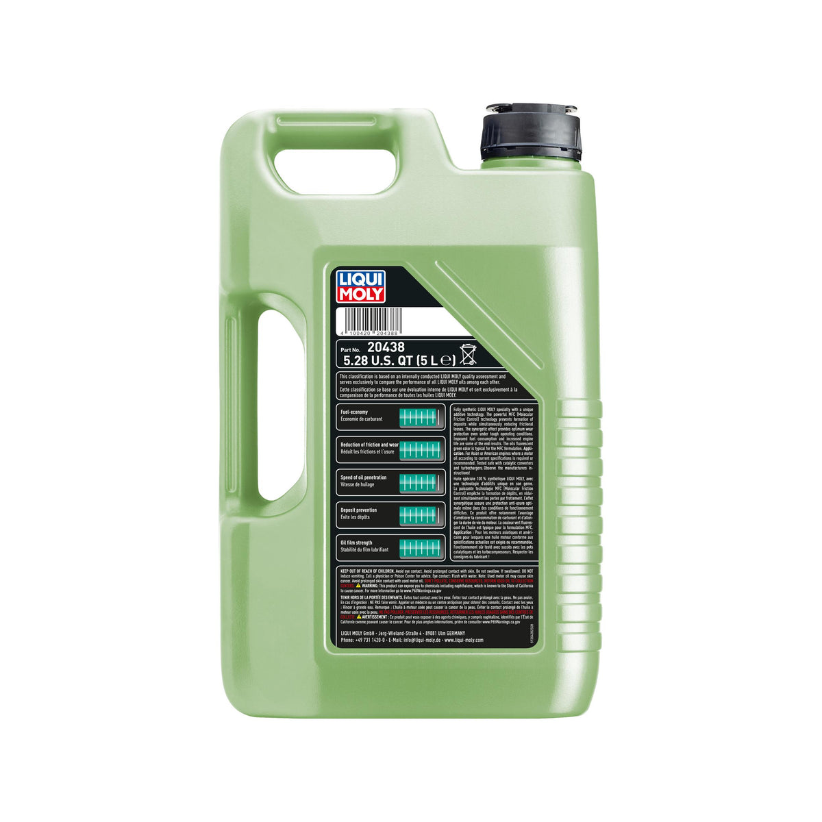 LIQUI MOLY Full Synthetic 0W-20 Motor Oil 20438