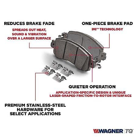 ThermoQuiet Disc Brake Pad Set - Rear