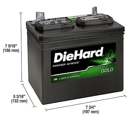 Battery: U1R Group Size, 340 CCA, 425 CA, 38 Minute Reserve Capacity