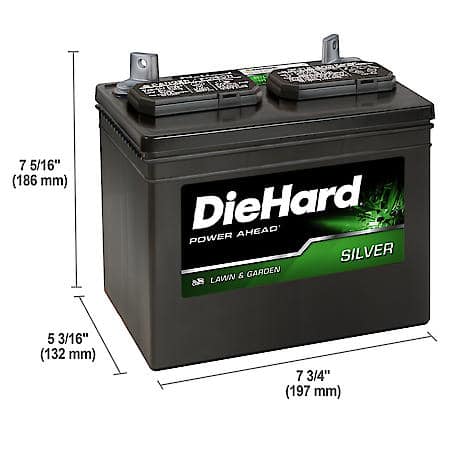 Battery: U1 Group Size, 160 CCA, 200 CA, 17 Minute Reserve Capacity