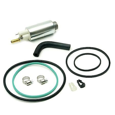 Electric Fuel Pump: With Hose Clamps, Hose Piece, Retaining Clips, Seals