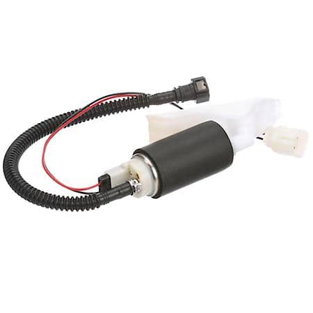 Electric Fuel Pump & Strainer Set: 12V, 2 Female Pin Terminals, Ext. Strainer