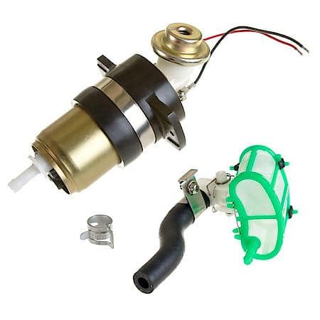 Fuel Pump and Strainer Set: With Hoses, Clamps, Sleeve/Isolator