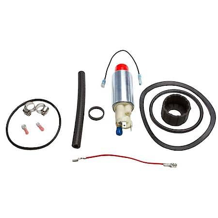 Electric Fuel Pump: Blade Terminal Splices, Connector with 2 Wires, Hose Clamps