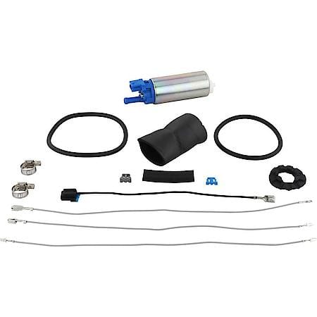 Electric Fuel Pump: With Hose Clamps & Piece, Isolator, Seals, Terminal Hardware