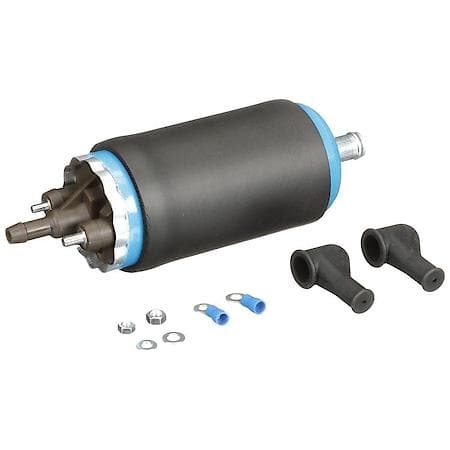 Electric Fuel Pump: Extra Fittings, Insulating Sleeve, Nuts, Terminal Hardware