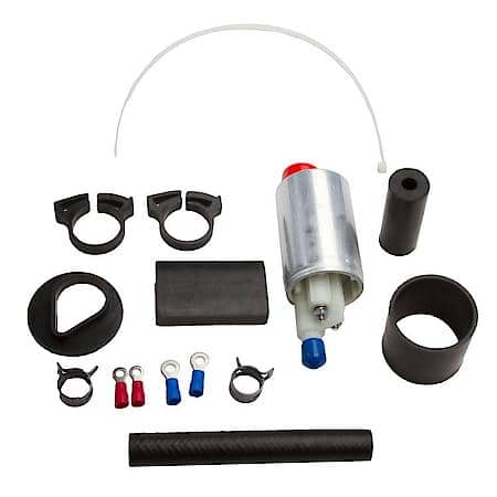 Electric Fuel Pump: Hose Clips & Piece, Isolator, Terminal Hardware, Tube Clamps
