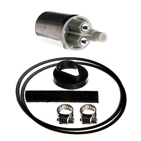 Electric Fuel Pump: With Hose Clamps, Hose Piece, Isolator, Seals