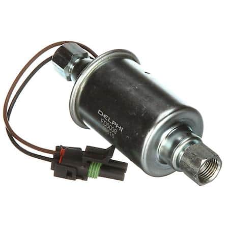 Electric Fuel Pump: 12V, Diesel, With 2 Female Pin Terminals